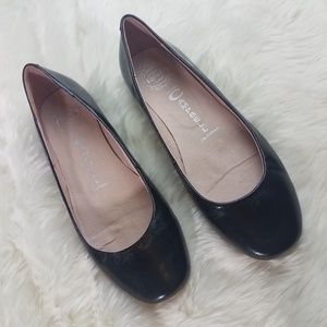 Jeffrey Campbell Black Ballet Flats